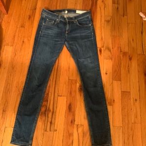 Rag&Bone Women’s Slim Fit Dark Indigo Jeans. Size 26